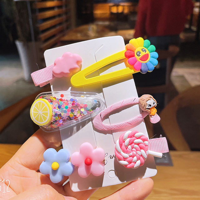 Children’s hairpins, flowers, Rainbow Tiaras