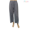 Comfortable Loose Slimming Pants, Elastic Waist Drawstring Straight Wide Leg Solid Color Casual Pants