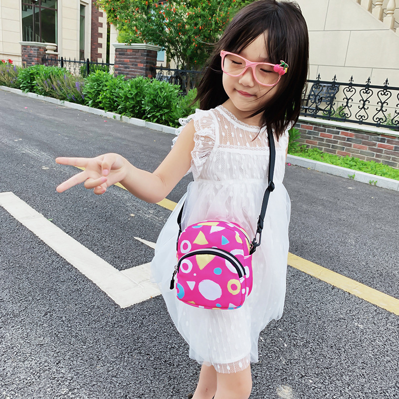 Nylon shoulder bag for children