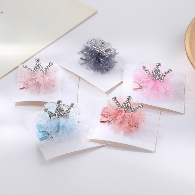 Children’s net and diamond hair accessories