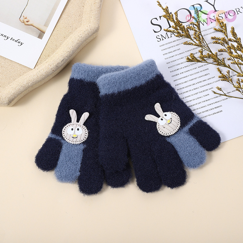 Terry Yarn Rabbit Gloves 