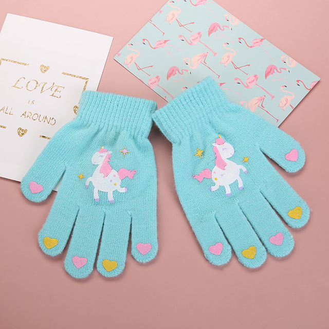 Children's offset gloves