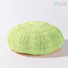 Summer Korean version of the beret linen knitted twist hat