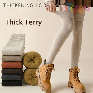 Autumn Winter Warm Over Knee Stockings Thick Thigh Socks Legwarmer