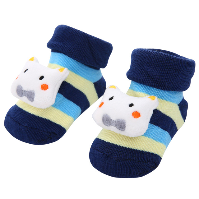 Cartoon non slip floor baby socks 