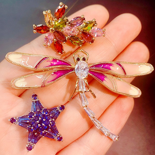  Korean luxury brooch accessories