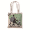 Old Man oil painting canvas bag