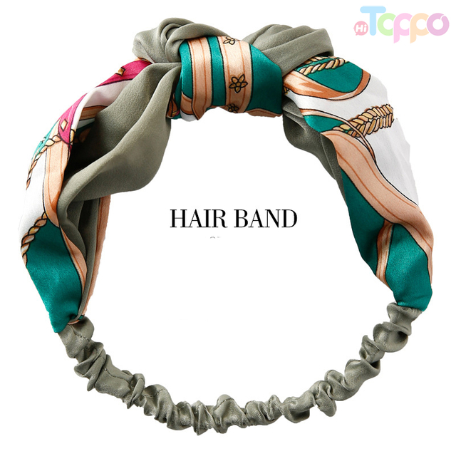  Women Colorful Twisted Knotted Head Wrap Elastic Turban Headband for Female