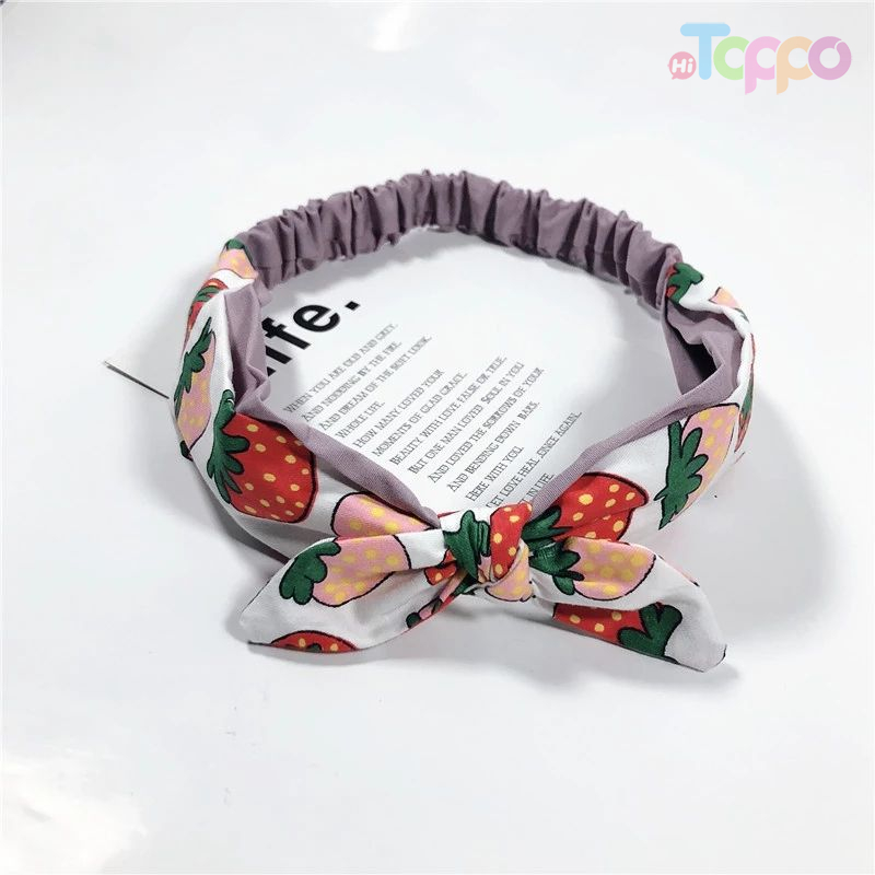 New Design Girls Hair Accessories Bow Tie Baby Headband Bow Kids Fabric Cute Hairband 