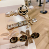 Vintage Crystal Duck Bill Clip