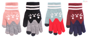 Acrylic 7-gage Jacquard Gloves 