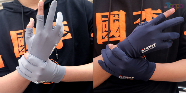 Ice Vinscose Open Finger Gloves