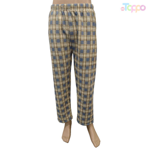 Women's Fashion High Waist Plaid Casual Long Pants for Daily Wear