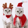 Holiday Pet Apparel: Santa & Reindeer Costumes