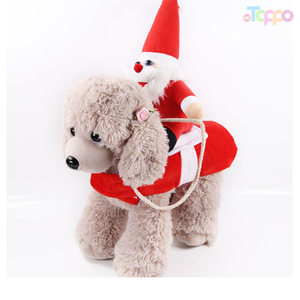 Santa Rider Dog Costume for Christmas