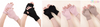 Sable Yarn Fingerless Solid Gloves