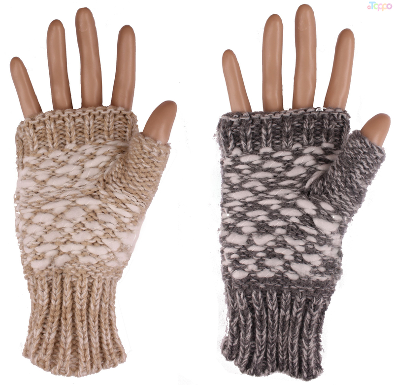 Iceland Yarn Fingerless Arm Warm Winter Gloves Hand Long Warmer Gloves Females