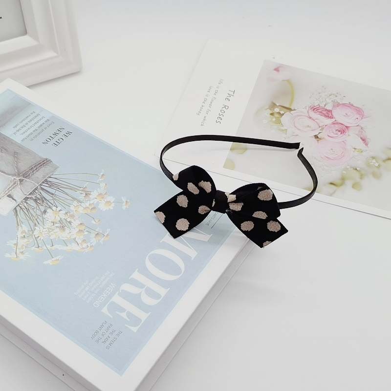 Floral bow headband