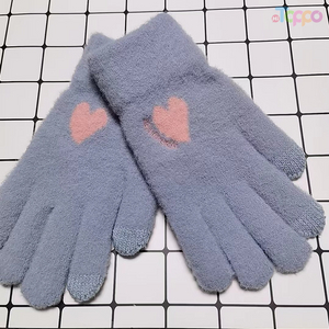 Korean Velvet Touch Panel Gloves