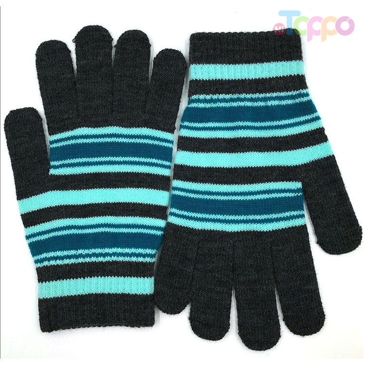 Acrylic 10 Gage Stripe Magic Gloves