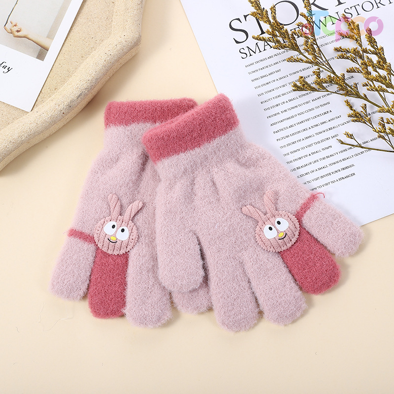 Terry Yarn Rabbit Gloves 