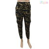 Women Trousers Camouflage Elastic Waist Pants with Drawstring