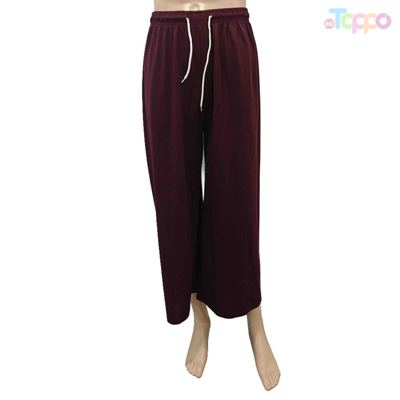 Women's Vintage Drawstring Comfort Wide Leg Pants