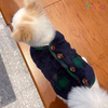 2-Pack Festive Plaid Fleece Pet Winter Vests & Scarves