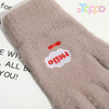 Thicker Mink Fur Embroidered Gloves 2 Touch Tips Touch Screen Gloves Soft Winter Warm Gloves for Women Men