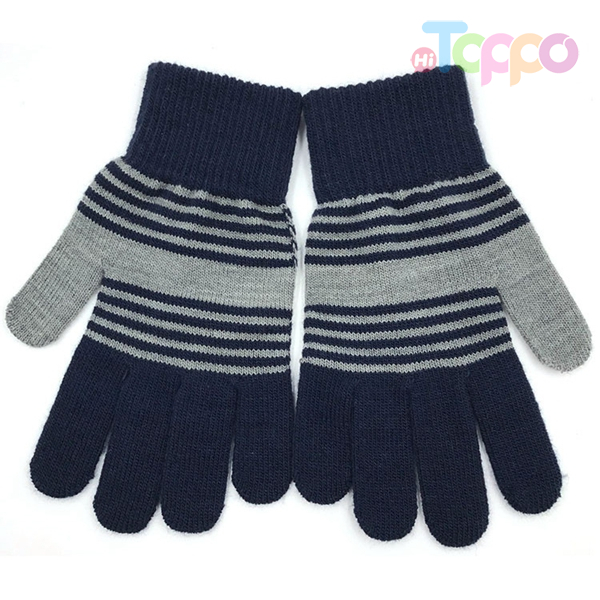 Acrylic Stripe Gloves Women And Men Winter Gloves Unisex Gloves