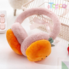 Fake Fur Cute Fruit Shapes Earmuff Winter Ear Cover Polyester Embroidery Earwarmer