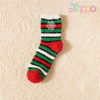 Xmas Coral Fleece Socks Winter Jacquard Sleep Stockings Gifts for Christmas