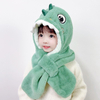 Warm stuffed dinosaur hat