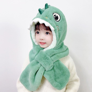 Warm stuffed dinosaur hat