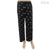 Elegant Women's Stretchy Butterfly Print Lounge Pajama Pants Comfortable Loose Summer Home Pants