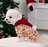 Christmas Gingerbread Pet Hooded Jumpsuit