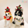 Cute Xmas Pet Collar & Headpiece Set