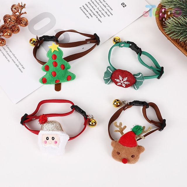 Pet Collar with Cartoon Bells Dog Accessories