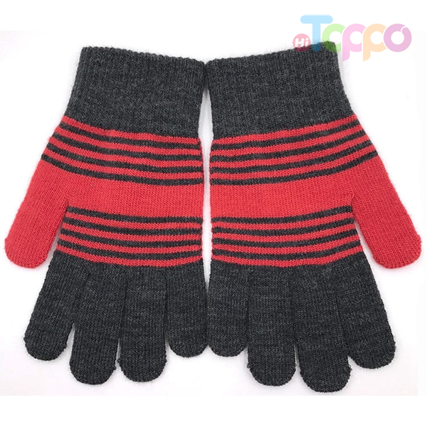 Acrylic Stripe Gloves Women And Men Winter Gloves Unisex Gloves