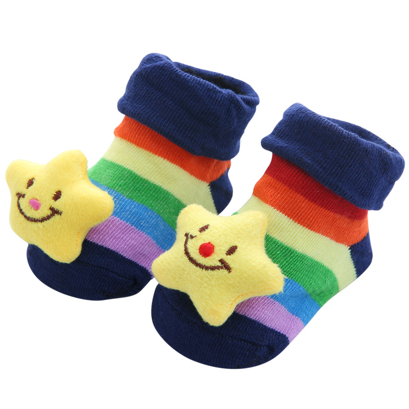 Cartoon non slip floor baby socks 