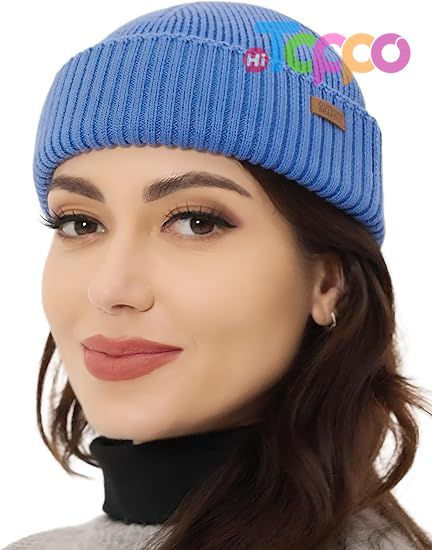 Custom Merino Wool Short Fisherman Beanies for Men Women Knit Cuff Trawler Beanie Cap 