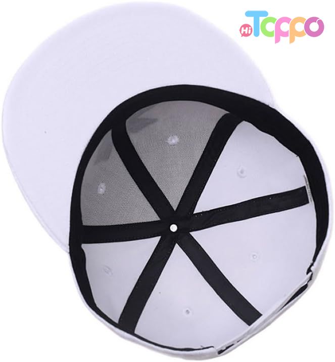 Unisex Snapback Hats, Adjustable Embroidered Flat Bill Dad Hat Baseball Cap
