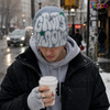 Letter Jacquard Knitted Beanie Hat for Men & Women