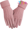  Custom Touch Screen Knit Warm Cold Weather Womens Winter Gloves