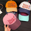 Custom Embroidered Decor American Heavy Embroidery Wide Brim Baseball Cap 