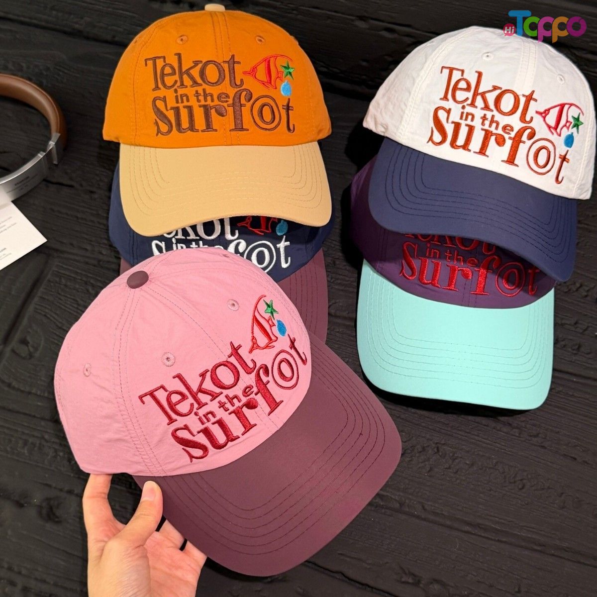 Custom Embroidered Decor American Heavy Embroidery Wide Brim Baseball Cap 
