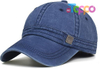 Vintage Washed Cotton Adjustable Baseball Cap 