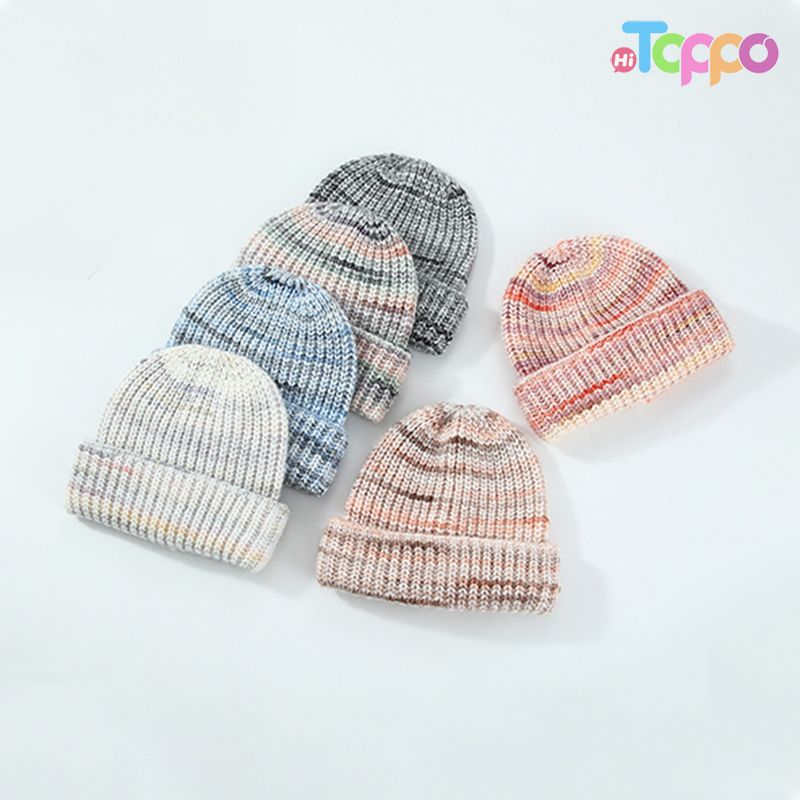 Hot Sale Multicolor Cuffed Winter Beanie Warm Earflap Knit Hat 