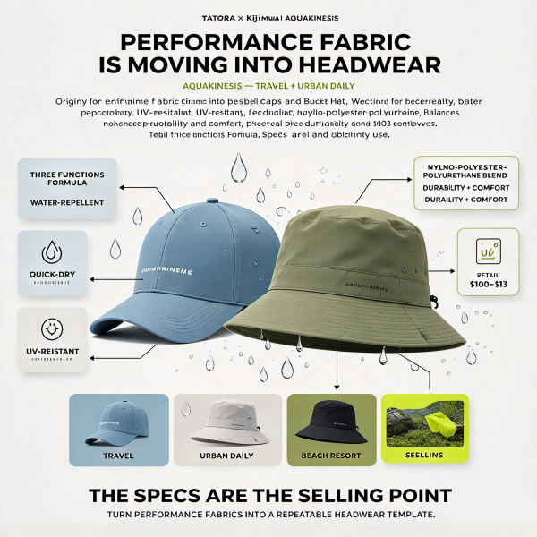 AQUAKINESIS: When Performance Fabric Becomes a Cap