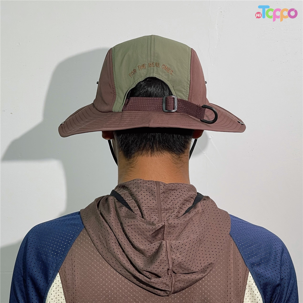 Retro Color-Block Quick-Dry Bucket Hat – Outdoor Hiking, Camping & Sun Protection Hat